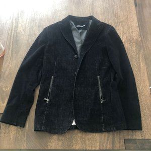 John Varvatos Courderoy Dark Blue / Black Jacket 50